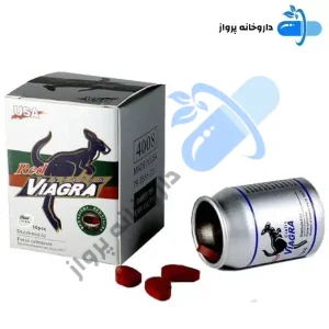 قرص تاخیری ویاگرا کانگورو قرمز شیشه ای